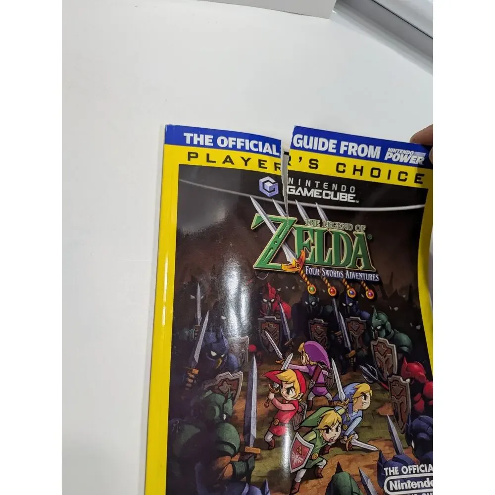 Nintendo Legend of Zelda Four Swords GameCube Official Player’s Guide Rare‎ OOP